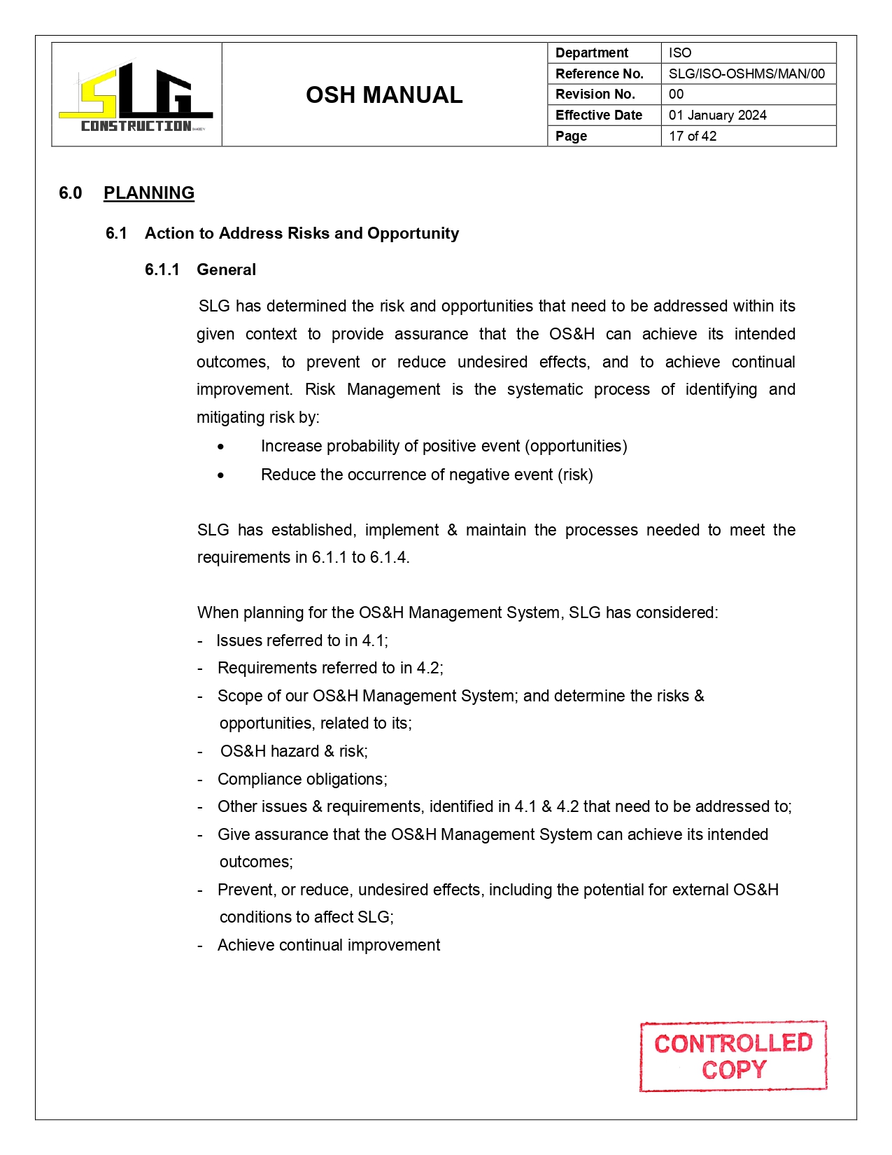OSH Manual Page 19